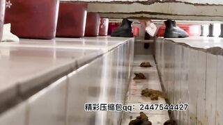 Beautiful women poops in the toilet- Voyeur