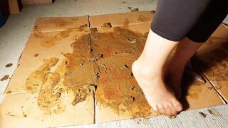 Bitch Brown Nylons Smearing