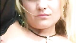 Blond shit and scat outdoor fun