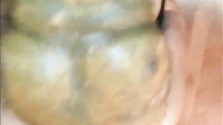 Cunt gets shit stuffed and fucked closeup