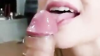 Daily oral creampie POV
