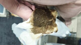 Diaper mess - changing out of a messy diaper