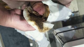 Diaper mess - changing out of a messy diaper