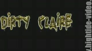 Dirty Claire Playing With Shit