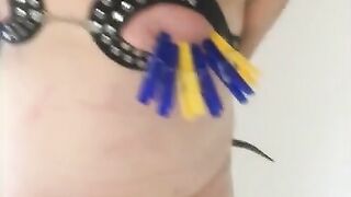 Fat ugly dump cum public for scat expose