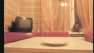 Slut with thick ass leaking shit