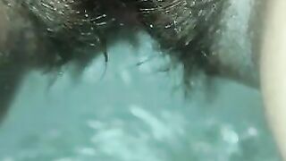 Stunning closeup of piss and poop