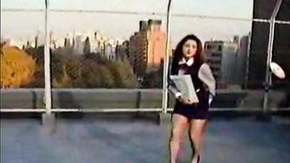 Japanese emergency panty poop outdoor