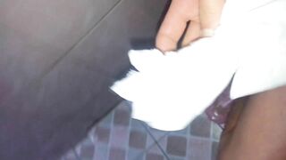 Korean girl scat dildo fuck