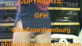 Luna Bruna solo fingering and poop