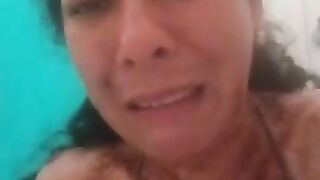 Mature whore eating shit