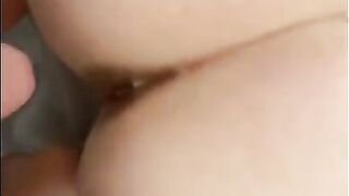 Nice looking wife gives sexy scat blowjob