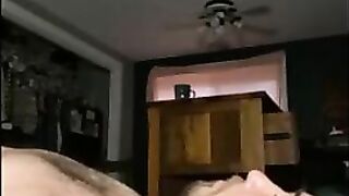 Nice booty lady shitting for hubby