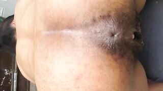 Cheeky ebony girl and sexy shit pov