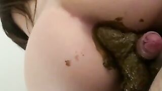 Beautiful ass and poop