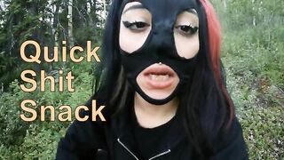 Quick Shit Snack In The Forest