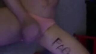 Slutty lady addicted scat play