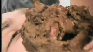 Slutty lady dropping shit on her girlfriend