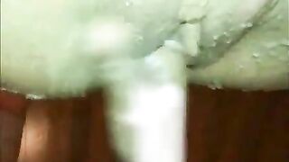 Nice dirty lady taking hard scat fuck