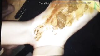 Wife getting covered in fresh soft shit