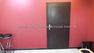 Scat slave is ready for shit