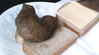 Shit Sandwitch With Cum