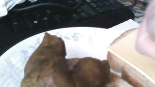 Shit Sandwitch With Cum