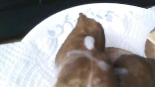 Shit Sandwitch With Cum