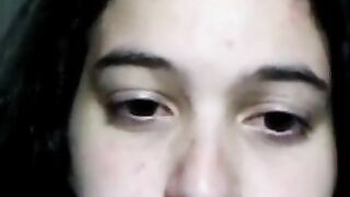 Shit swallowing brunette babe