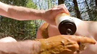 Shitty Fisting Outdoors