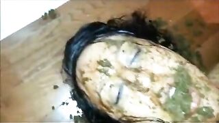 Special shit eating and pussy stuffing-show