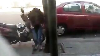 Girl poops and then takes a photo of her poop