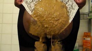 Very nasty panty poop