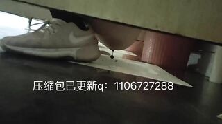 Women poop in disgusting toilet