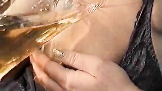 Girl takes a big shit into her cowboy boot