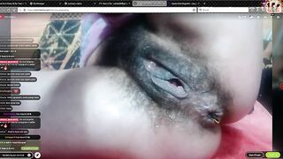 Girl fucks her own shit covered ass