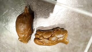 Sweet blonde milf spread legs for constipation poop