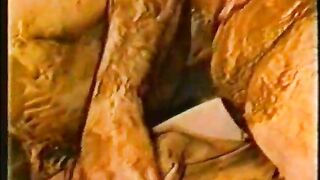 Hairy wife getting scat fuck and smearing shit