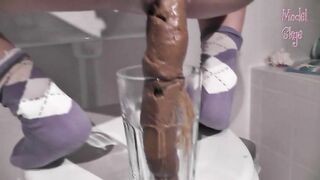 Massive turd in the glass