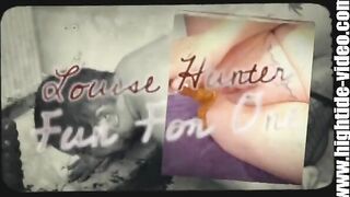 BBW Louise Hunter pussy toying and smearing