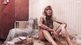 Kinky big boobs mature lady enjoying hardcore scat fuck