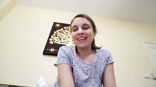 Yummy ass nurse teasing and pooping closeup