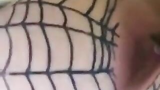 Tattooed ass and mature lady