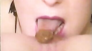 Peirced Poop Play & Lick