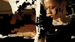 Horny maid shitting on her lover