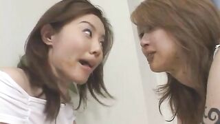 Real Asian mature  lesbian scat love ..