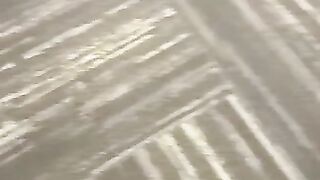 Shitting and pissing while banging with dildo