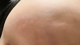 Standing while dropping a thick deuce