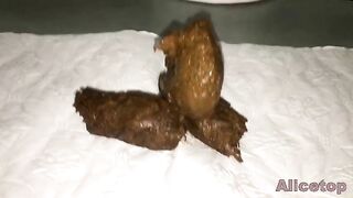 Yummy thick round ass lady and sexy dark turd