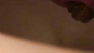 Toilet hot poop POV